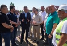 Hoxha inspektoi punimet në Hasanbeg: Aktivitetet ndërtimore për kanalin vazhdojnë, sigurojmë mbrojtje afatgjatë nga përmbytjet dhe siguri!
