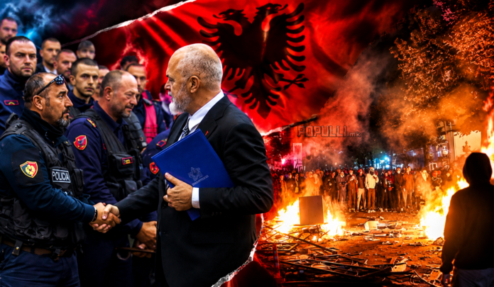 edi rama policët studentët